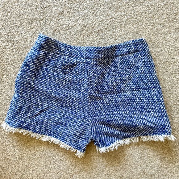 KATE SPADE New York Tweed Fringe IN FULL BLOOM Shorts - sz 6 - Picture 8 of 10